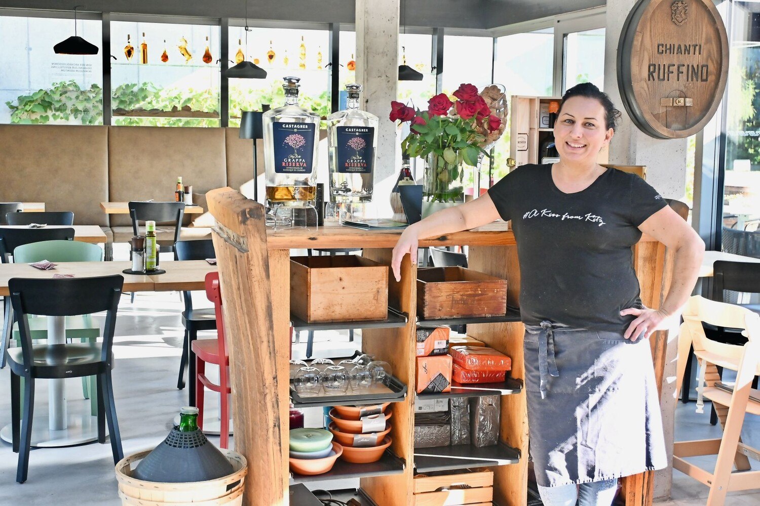 Brigitte Pichler vom Café-Restaurant Aguntum. © Dieter Mayr-Hassler