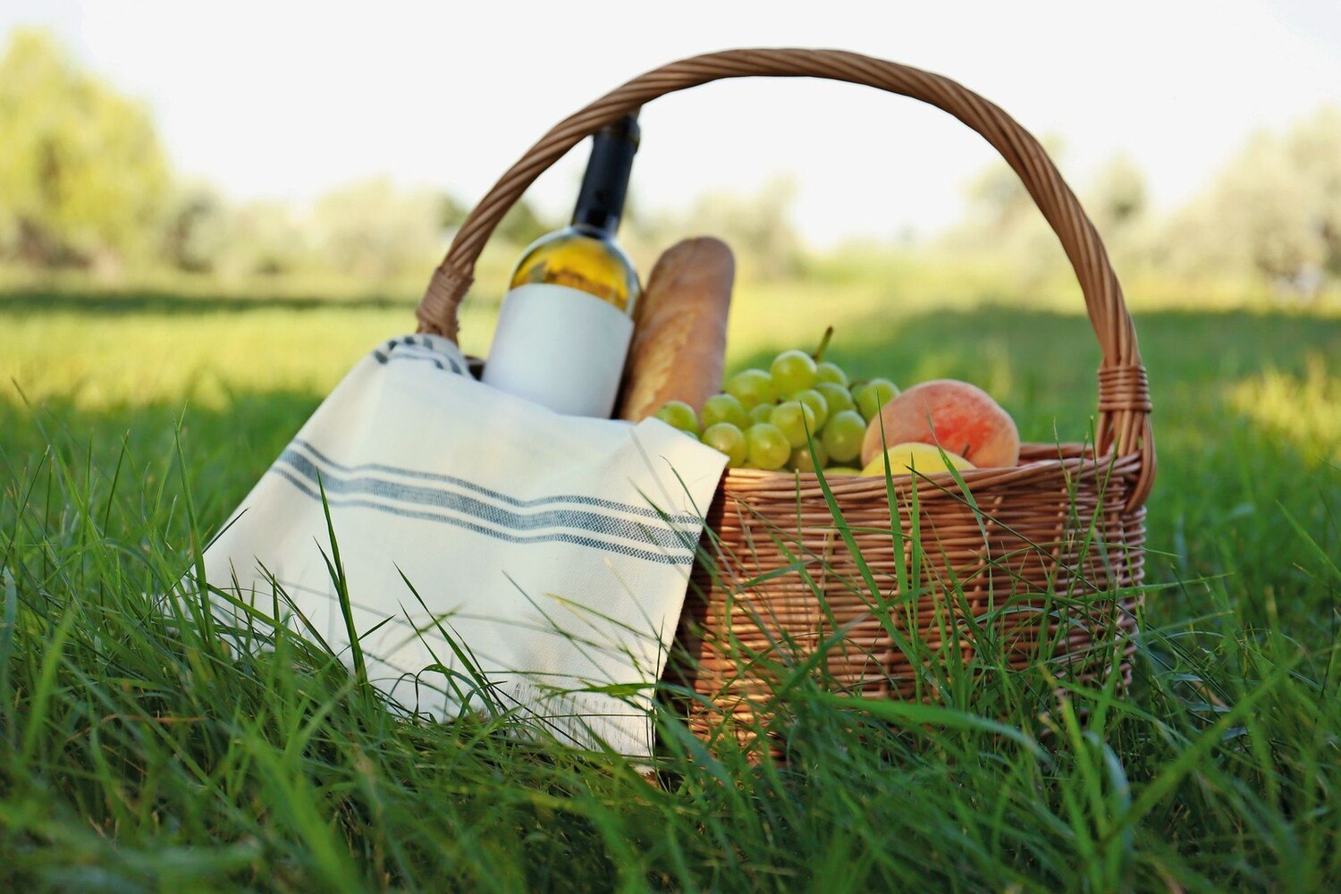 Der Picknickkorb als Sinnbild für die 