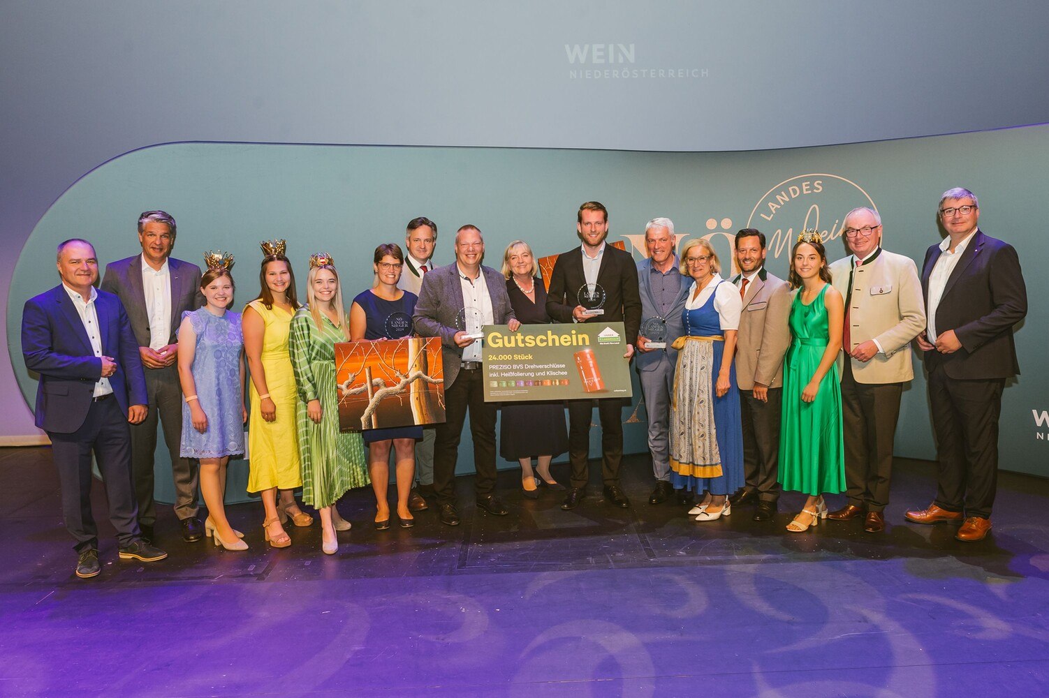 Das Weingut Laurer und das Weingut Heinzel-Gettinger hatten genau die gleiche Anzahl an Landessiegern und Finalisten und sind somit beide „Weingüter des Jahres“ - sie kommen beide aus Deinzendorf im Bezirk Hollabrunn. © LWmedia, Leonardo Ramirez