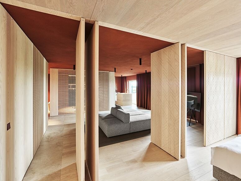 Kategorie Hotel Erster Preis: Reiters Reserve Supreme Premium Luxury Suites, Bad Tatzmannsdorf; Innenarchitektur: BEHF Architects, Wien © BEHF / kurt hoerbst