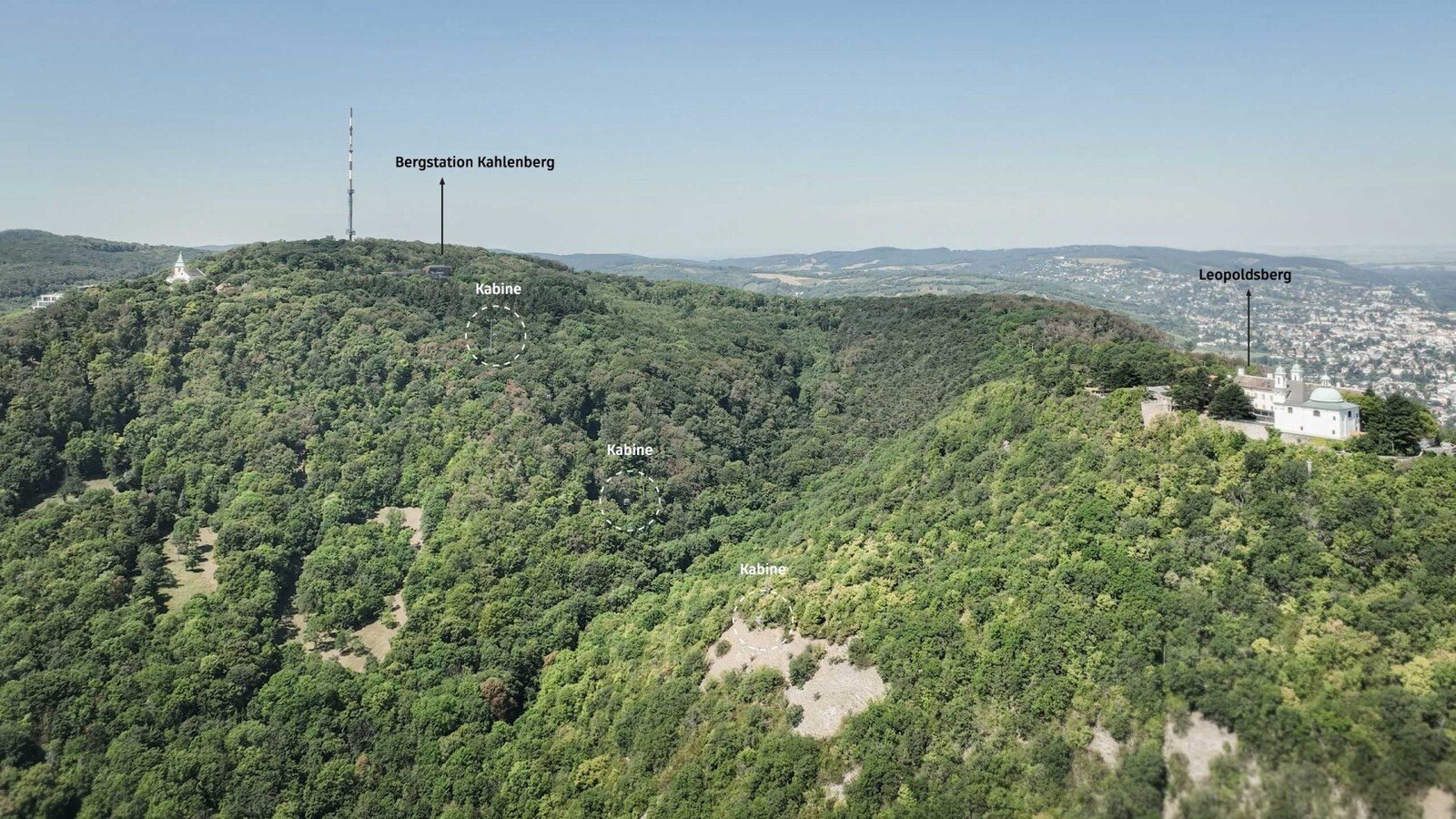 Maßstabsgetreue Darstellung der Seilbahn © Zoom VP.at