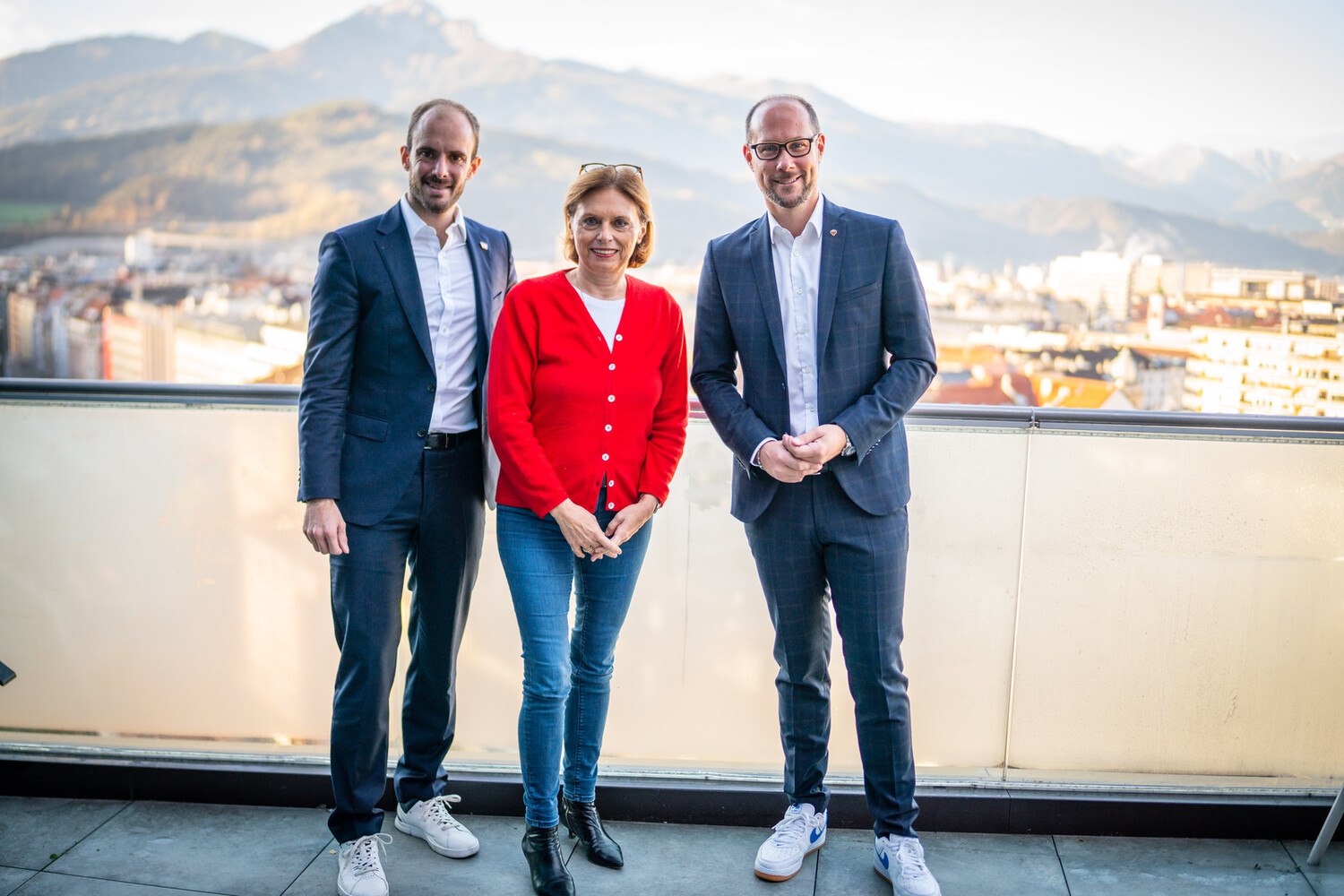 Florian Tursky, Susanne Kraus-Winkler und Mario Gerber präsentierten den Aktionsplan. 