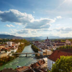 Steyrer Altstadt am Zusammenfluss Enns und Steyr © www.iconic-turn.com